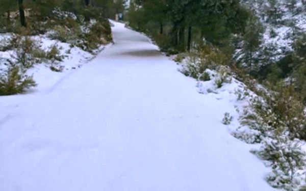 Llega la nieve a la provincia