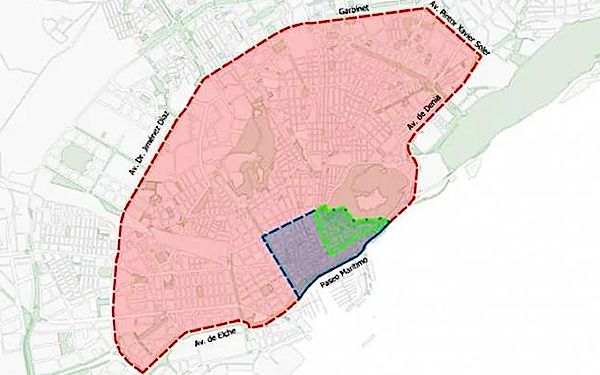 Alicante estrena su Zona de Bajas Emisiones